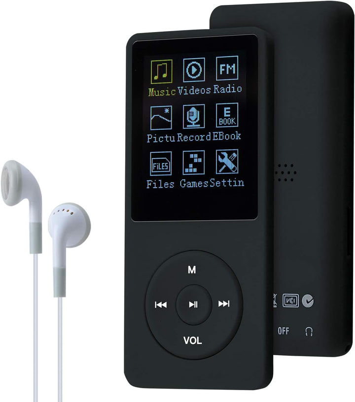 COVVY 8GB Tragbare MP3 Musik Player, Support bis zu 64GB SD Speicherkarte, Lossless Sound HiFi MP3 P