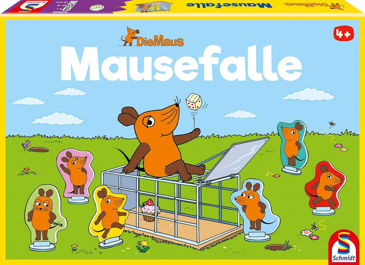Schmidt Spiele 40598 Die Maus, Spielsammlung, Bunt & 40505 Maus, Mausefalle, Kinderspiel, bunt Bundl