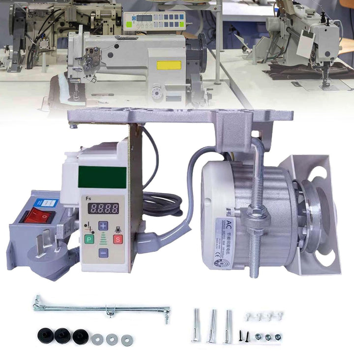 Elektrischer Nähmaschinenmotor, 220V 750W Industrieller Nähmaschinenmotor Energiesparender Servomoto