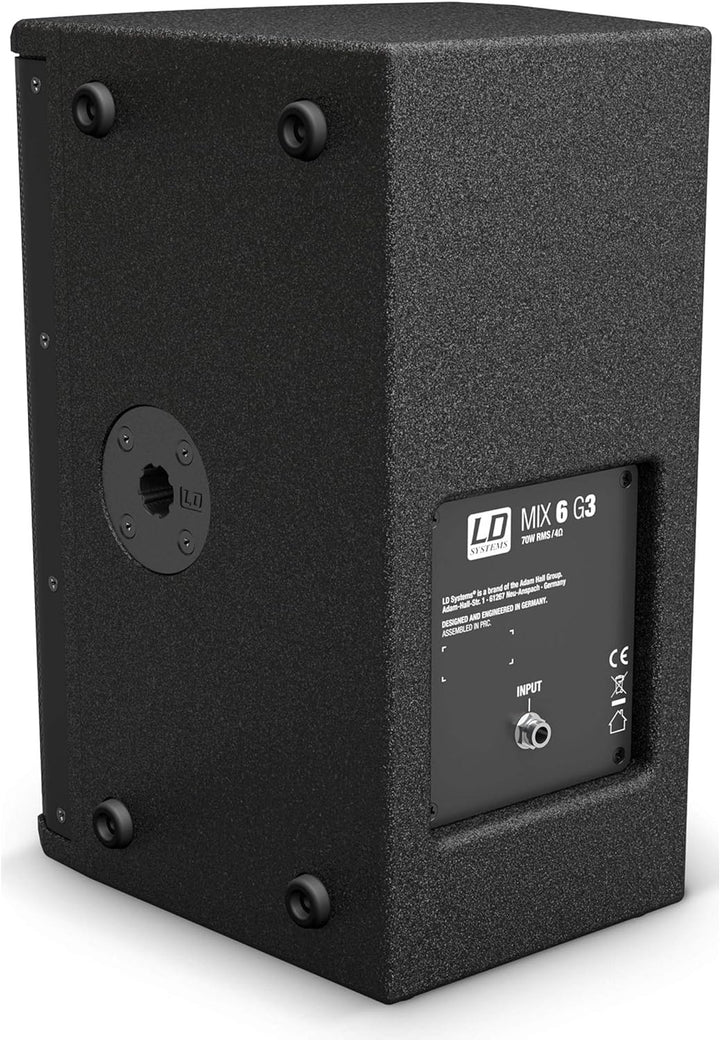 LD Systems MIX 6 2 G3 - Passiver 2-Weg Slave-Lautsprecher für LD Systems MIX 6 A G3