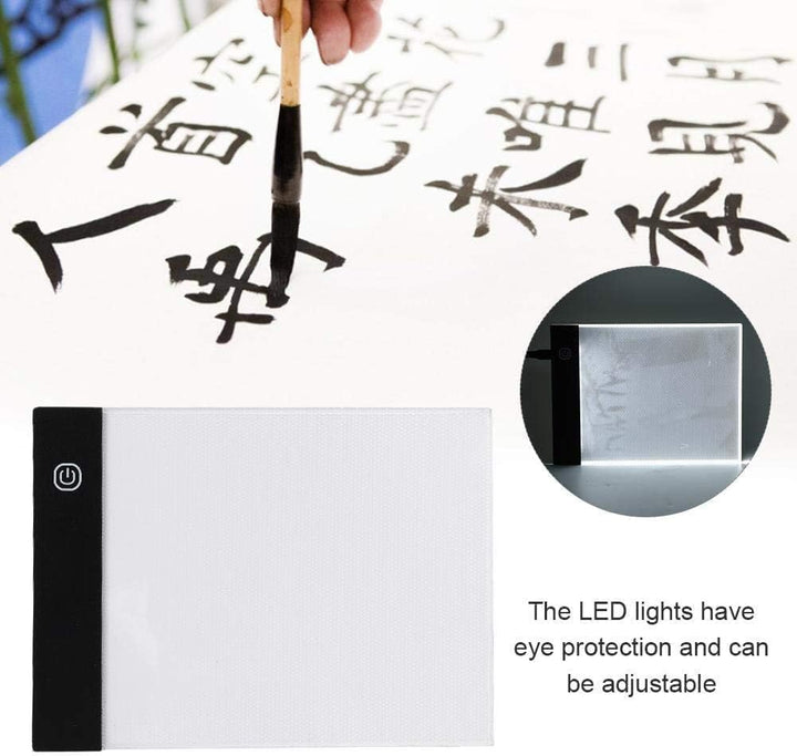 Vbestlife LED Hand Zeichenbrett Ultradünne A6 Kinder USB Painting Tracing Tragbare Lichtbox Tracer F