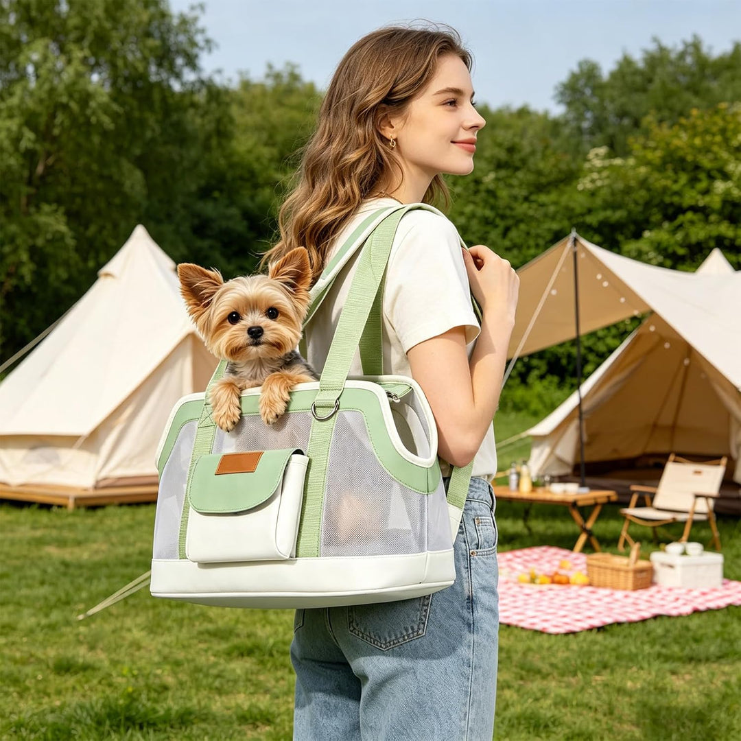 Hundetragetasche bis 5kg, Hundetasche für Kleine Hunde &amp; Katzen, Tragetasche Hund, Hunde Tragetasche