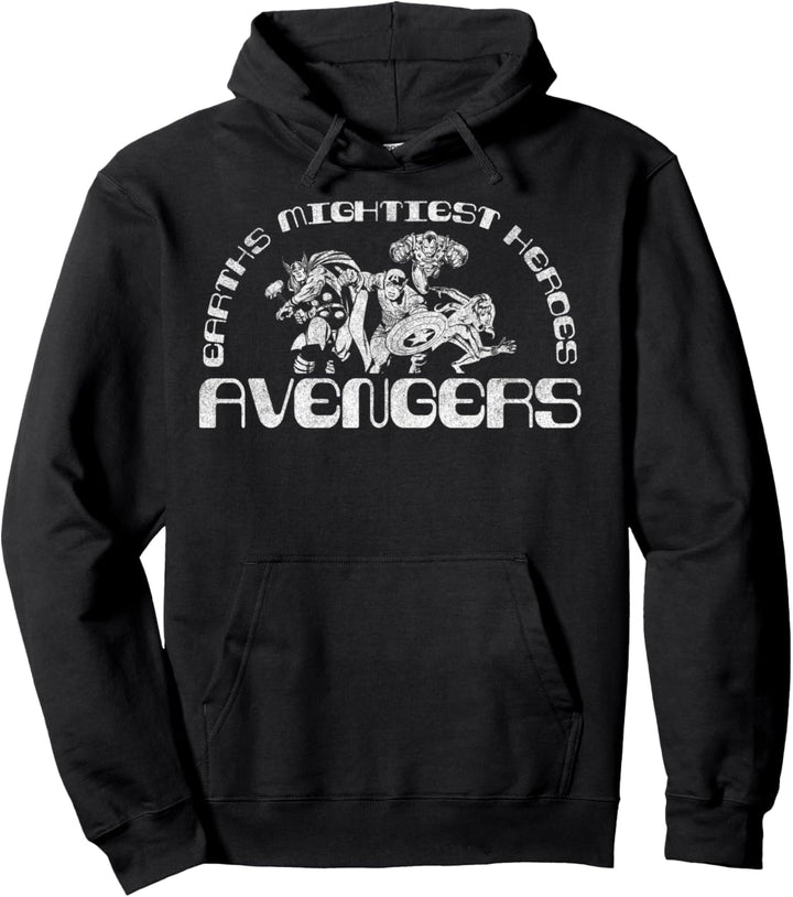 Marvel Avengers Classic Earth's Mightiest Heroes Retro Pullover Hoodie