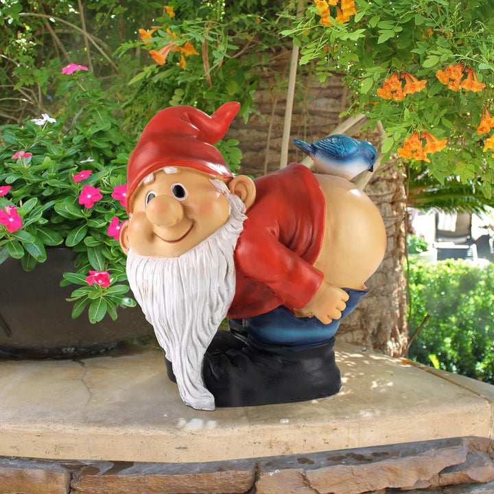 Design Toscano Gartenzwerg Loonie Moonie, Masse: 15,2 x 19 x 20,3 cm M Einzelbett, M Einzelbett