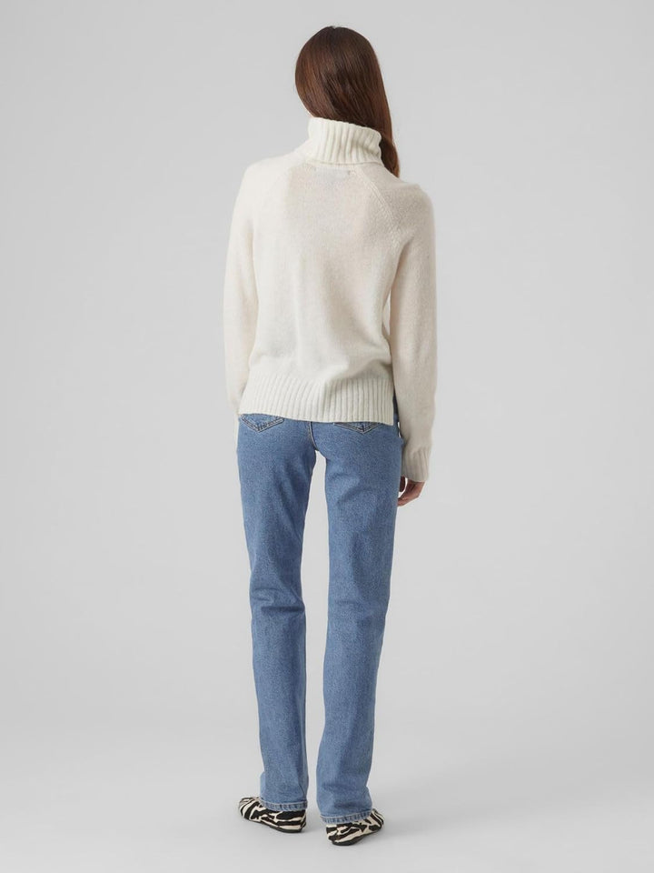 VERO MODA Damen Vmdaniela Ls Cowlneck Ga Noos Pullover XS Birch/Detail:w. Melange, XS Birch/Detail:w