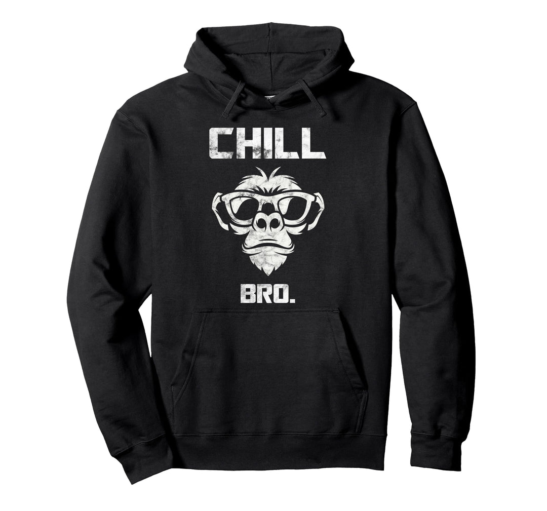 Chill Bro - Cooler Affe mit Sonnebrille Geschenkidee Pullover Hoodie