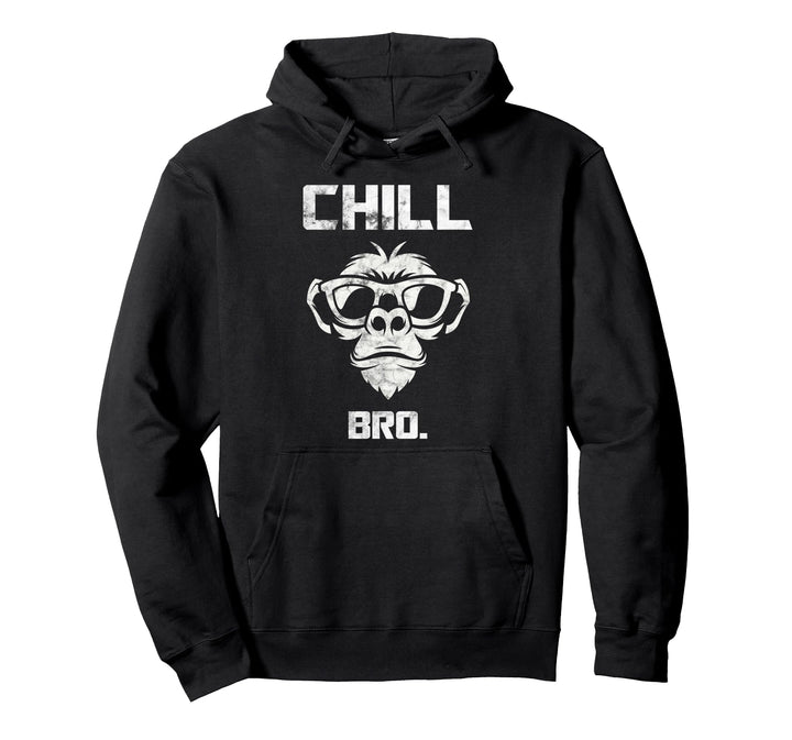 Chill Bro - Cooler Affe mit Sonnebrille Geschenkidee Pullover Hoodie