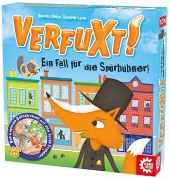 Game Factory 646255 Verfuxt, Detektivspiel für Kinder ab 6 Jahren, Kinderspiel Single, Single