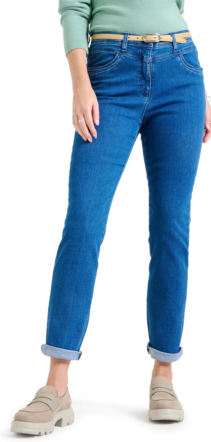 Raphaela by Brax Style Laura New Damen Five-Pocket-Hose Super Slim Fit 29W / 30L Stoned, 29W / 30L S