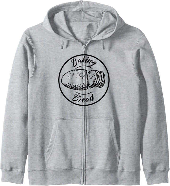 Backen Brot Design Kapuzenjacke