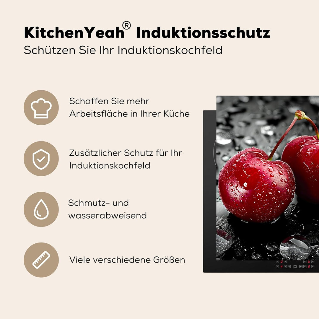 Herdabdeckplatte 65x52 cm Einteilig Herdabdeckung Abdeckplatte für Ceranfeld Abdeckung Induktionskoc