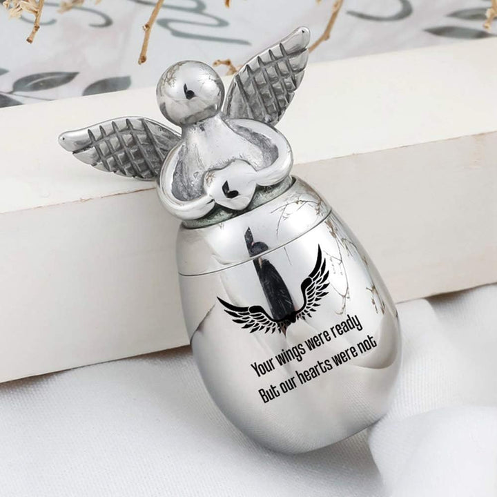 Urn-01 Urnen-01 "Your Wings were Ready, But My Heart Was Not – Kleine Andenken-Urnen für Menschen/Ha