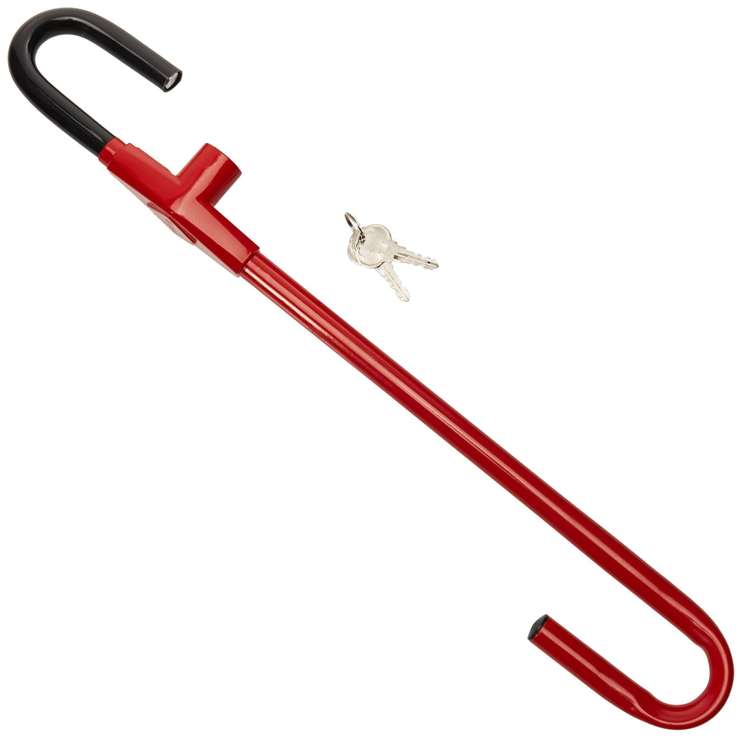 Winner International The Club CL303 Schloss für Pedal zu Lenkrad, Rot, 13 cm