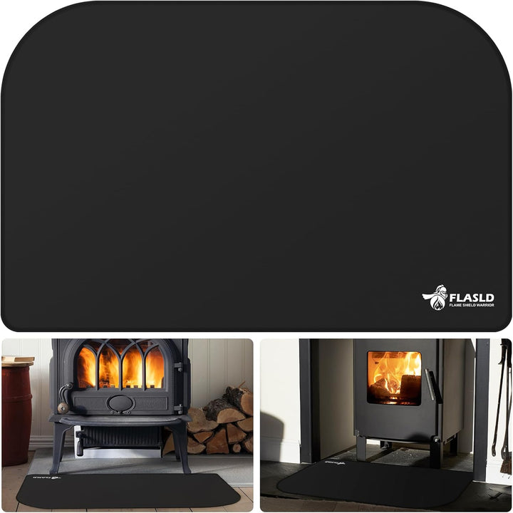 FLASLD Feuerfeste Matte für den Innenbereich, Flammensichere Matte für den Aussenbereich, Glasfasert