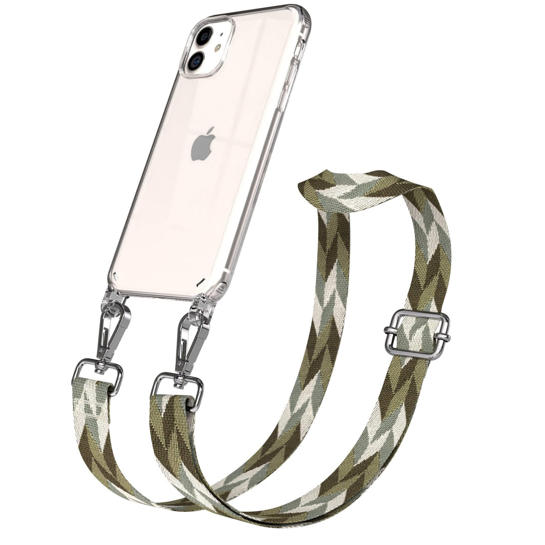 EAZY CASE Handykette - Verstellbares Taschenband kompatibel mit iPhone 11, Schulterriemen, Handykord