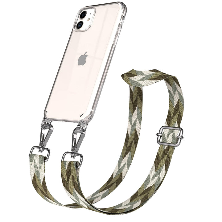 EAZY CASE Handykette - Verstellbares Taschenband kompatibel mit iPhone 11, Schulterriemen, Handykord