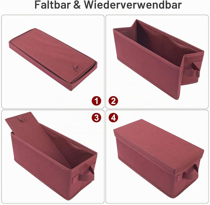 UENTIP CD-Aufbewahrungsbox, 1 Stück, CD-Hülle, 33,5 x 15 x 13,5 cm, Behälter für 30 CDs in vollen Ju