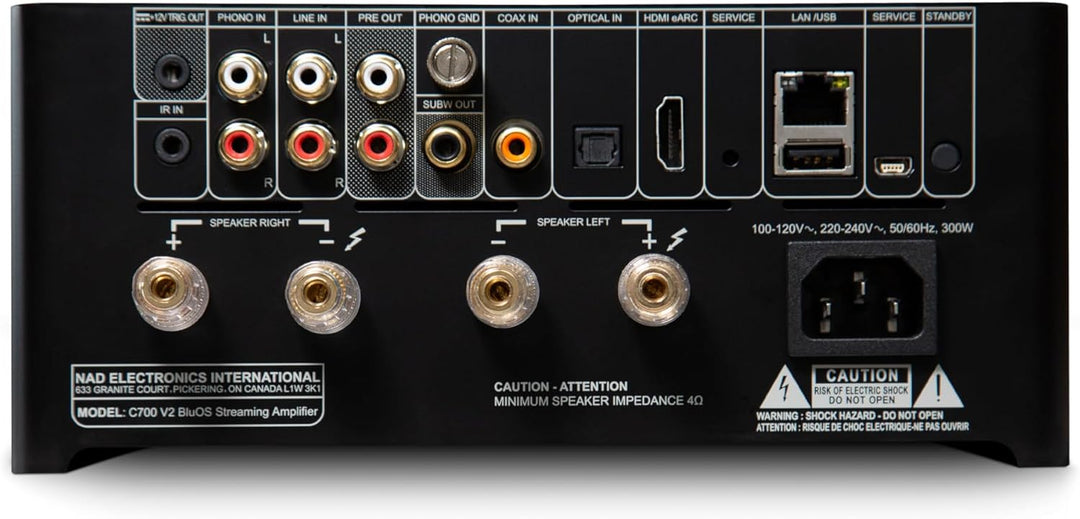 NAD C 700 V2 Streaming Verstärker BlueOS