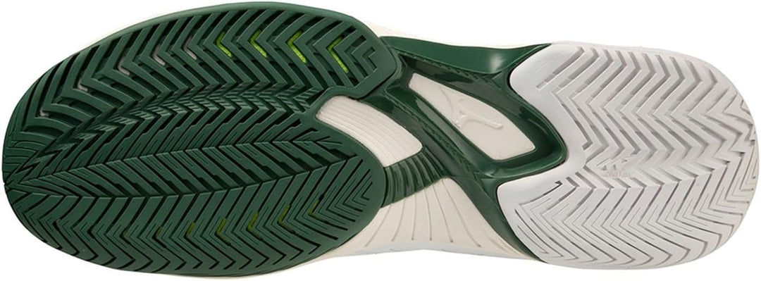 Mizuno Wave Exceed Tour 5 AC Tennisschuh für Herren Weiss 45 EU White Pineneedle Papyrus, 45 EU Whit