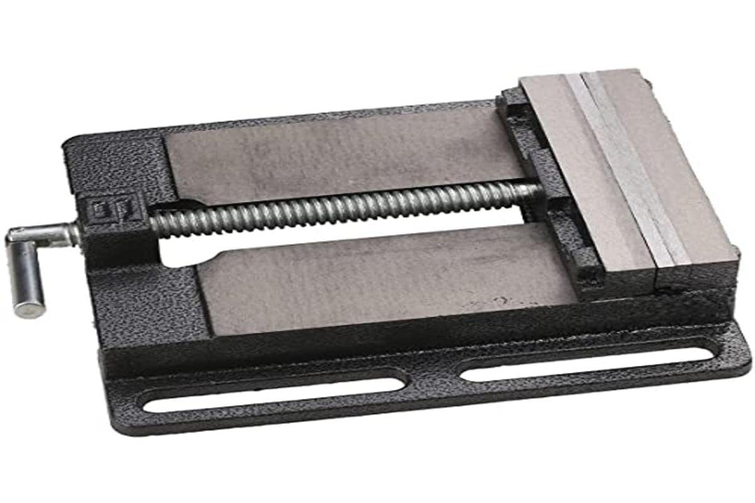 KS Tools 500.8457 Schraubstock mit Parallelbacken, 150 mm, Öffnung 120 mm, für Bohrmaschine auf Säul