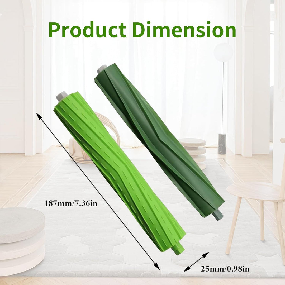 Dual Multi-Surface Gummi Roller Bürsten Teile für Irobot Roomba I & E Serie I7 Plus I7+ E5 E6 Staubs