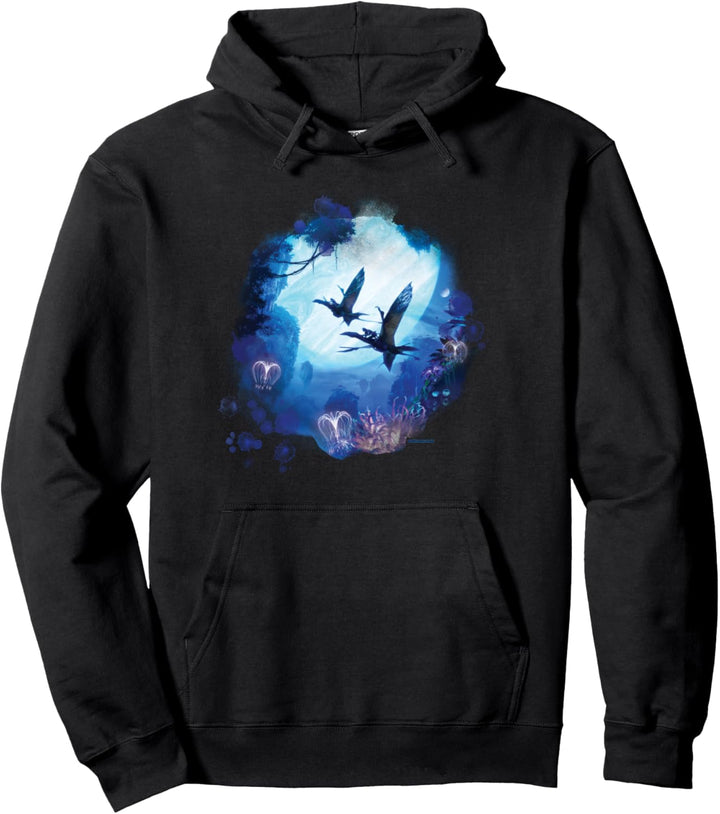 Avatar: The Way of Water Banshee Na’vi Night Flight Pullover Hoodie