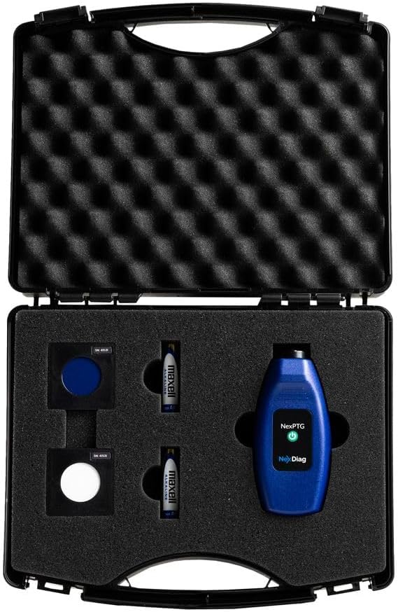 NexDiag® Lackmessgerät Auto Pro, Lackschichten Messgerät für Auto 0-2500 μm, Messauflösung: 1 μm (0,