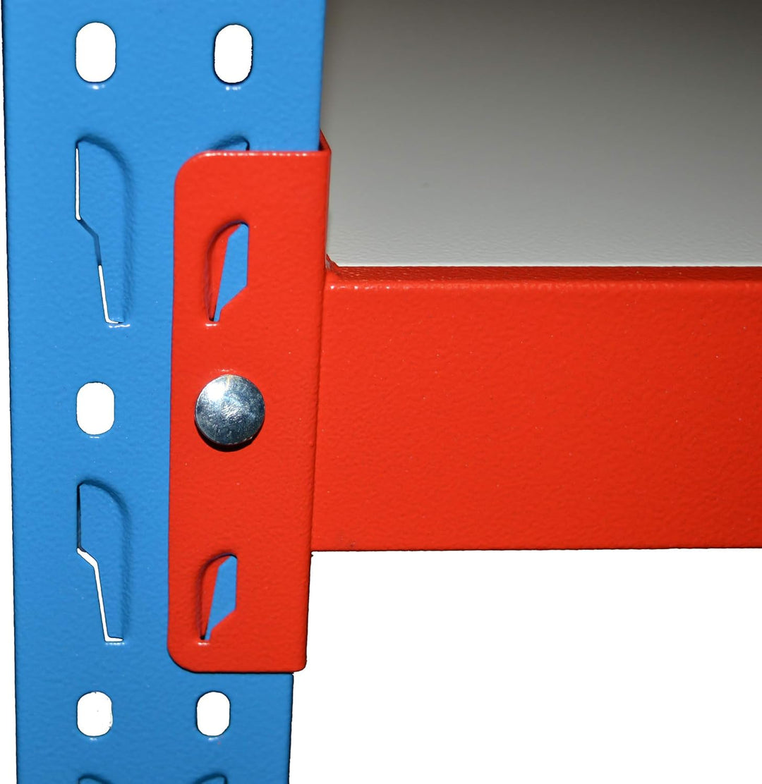 Profi Steckregal 204 cm Hoch (Anbauregal - Tiefe 60 cm - Breite 150 cm), Anbauregal - Tiefe 60 cm -