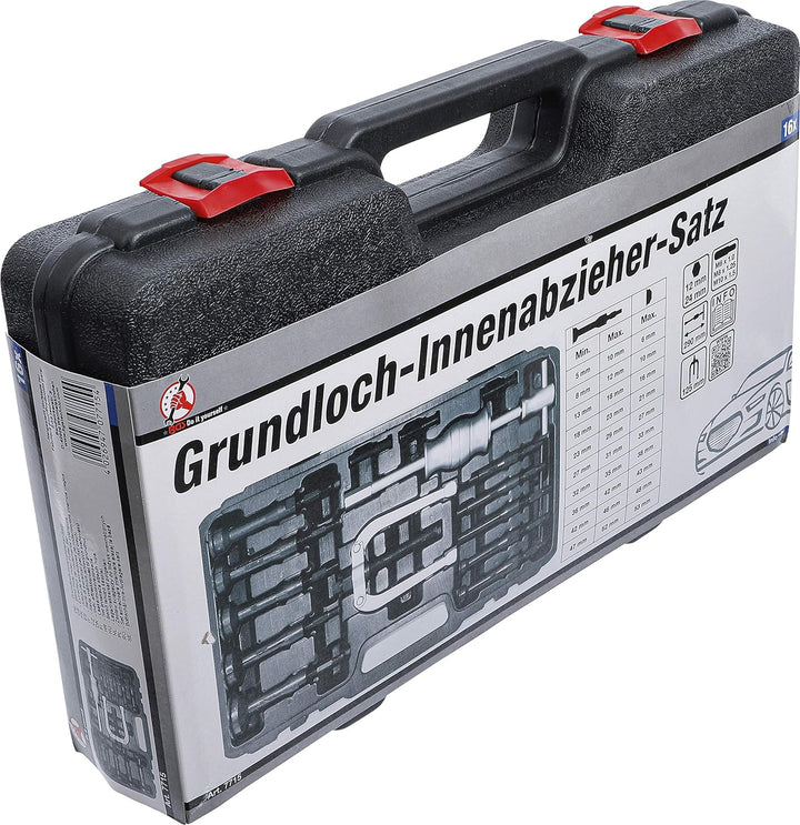BGS Diy 7715 | Grundloch-Innenlager-Abzieher-Satz | 16-tlg., 16-tlg.