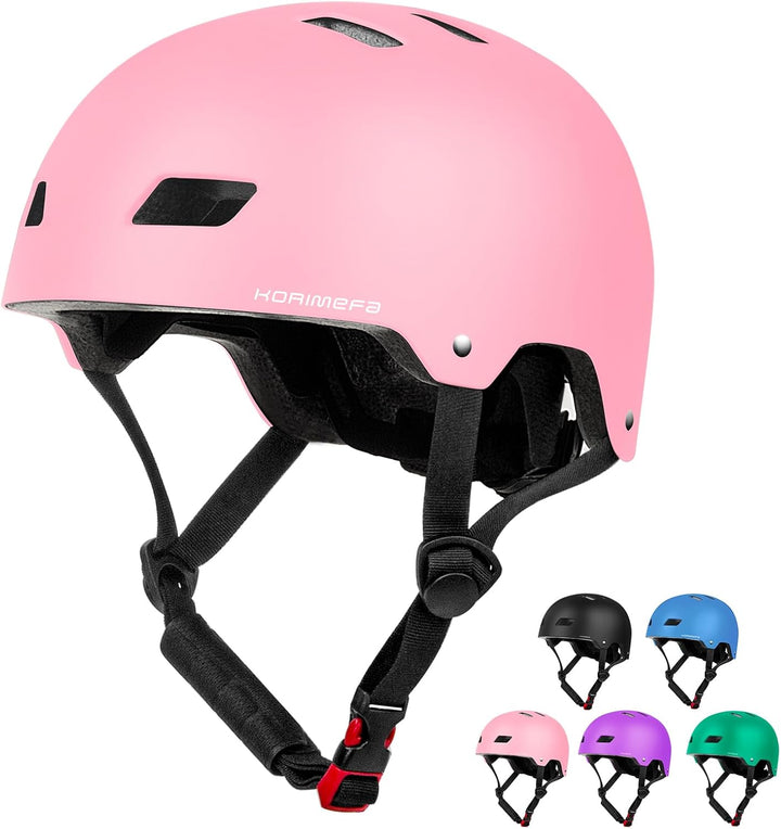 KORIMEFA Kinder Fahrradhelm Kinderhelm Radhelm Sporthelm CE-Zertifizierung für Fahrrad Skateboard Sc