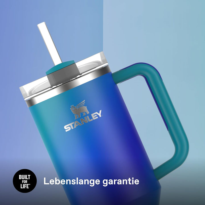 Stanley 1913 Quencher H2.0 Flowstate Trinkflasche Mit Strohhalm - Thermobecher Kühlt 11 Stunden - 48