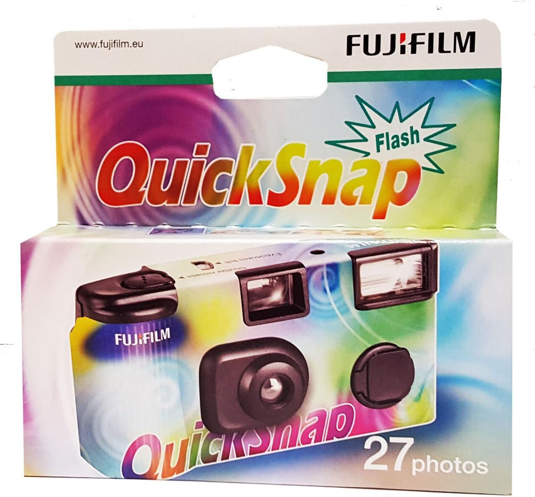 5x Fujifilm Quicksnap Flash Einwegkamera, 27 Bilder, mit