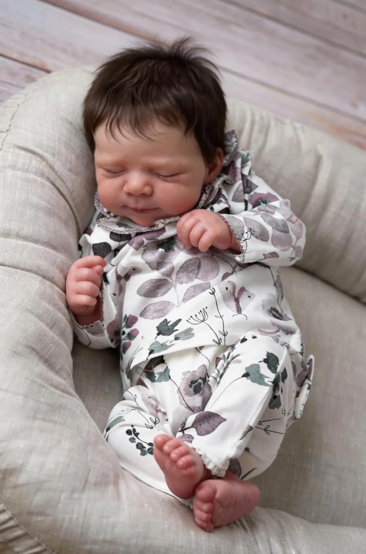 Zero pam Reborn Puppe Lebensecht 48 cm Silikon Baby Puppen Wie Echt Realistisch Newborn Babys Puppe