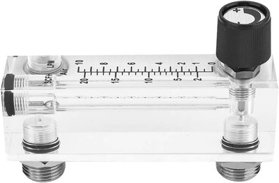 1~10LPM 1/4 "BSP M18 * 1,5-Panel-Durchflussmesser, LZM-6T mit schwarzem Einstellknopf, 4% Genauigkei