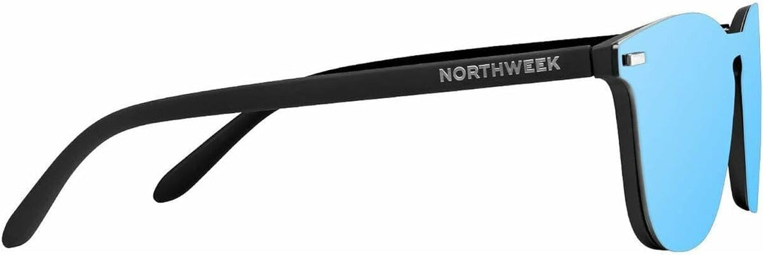 Northweek Unisex Wall Phantom Sonnenbrille, Black - Ice Polarized