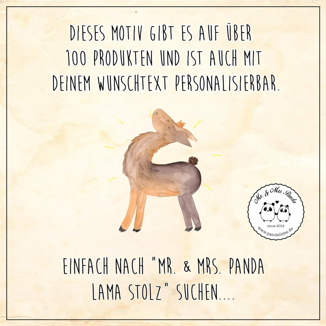 Mr. & Mrs. Panda WC Sitz Lama stolz - Geschenk, Alpaka, Toilette, Hippie, Klobrille, Kumpel, WC-Sitz