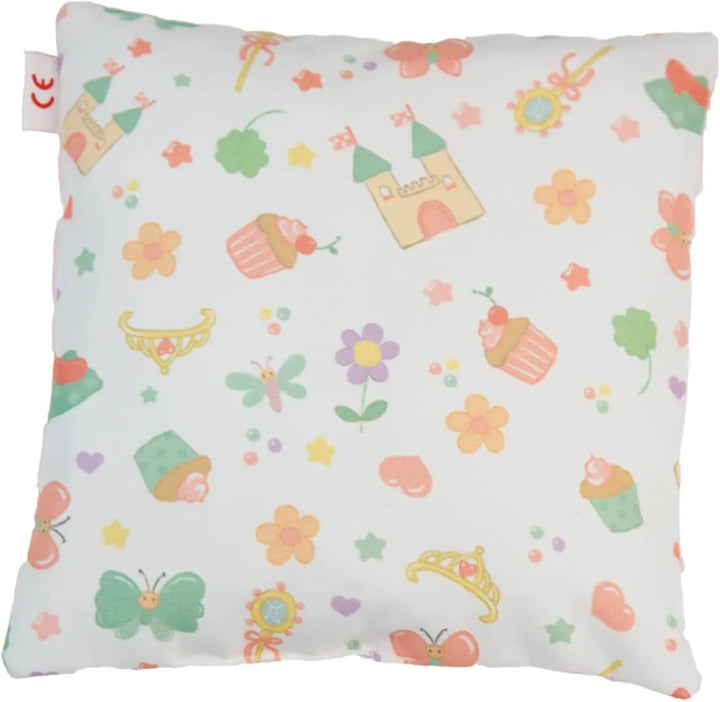 Heless 5000 - Puppenbettwäsche ''Prinzessin Emily'', in Rosa, mit Bettdecke (44 x 34 cm) und Kissen