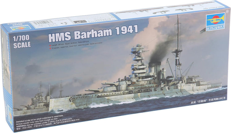 Trumpeter 05798-1/700 HMS Barham Schiff 1941