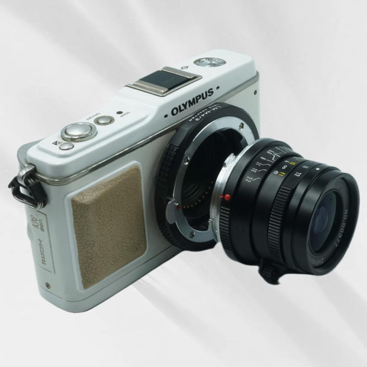 PHOLSY Objektivadapter LM auf MFT Kompatibel mit Leica M LM, Zeiss ZM, Voigtlander VM Objektiv auf M