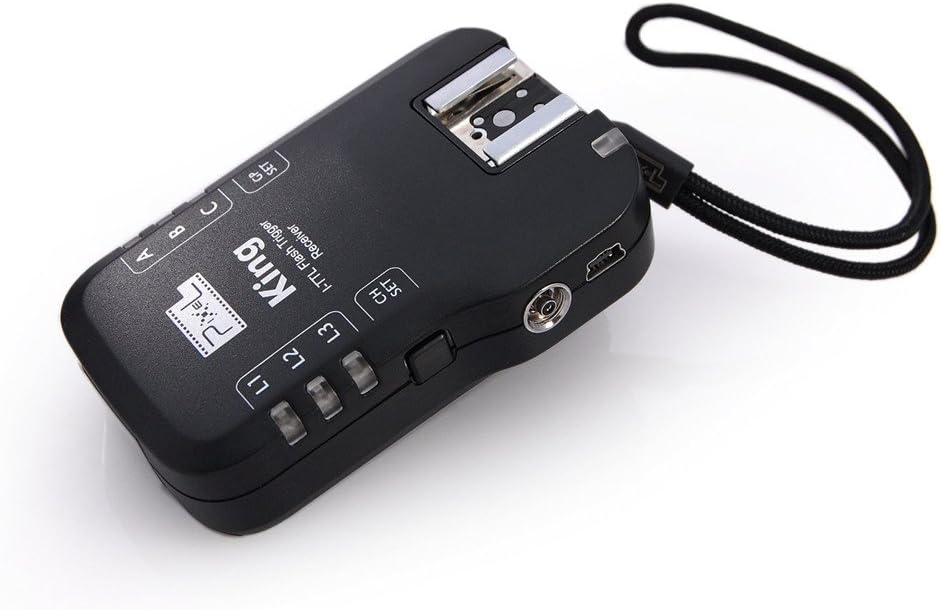Pixel King P-TTL Funkblitzauslöser (für Sony) schwarz, schwarz