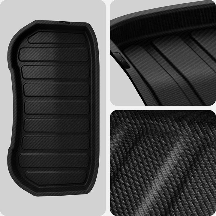 Spigen Tesla Model 3 Highland 2024 Vordere Kofferraummatte, Stossfestes XPE-Material zum Schutz der