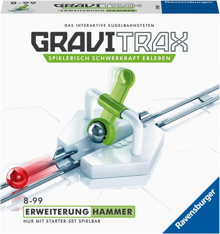Ravensburger GraviTrax Erweiterung Hammer - Ideales Zubehör für spektakuläre Kugelbahnen, Konstrukti