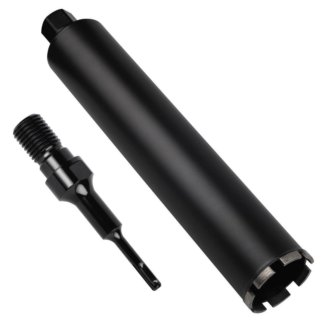 CPROSP 1¼" UNC Diamantbohrkrone mit SDS PLUS Adapter, Kernbohrkrone DM 82 mm, L 420 mm, Kernbohrer f