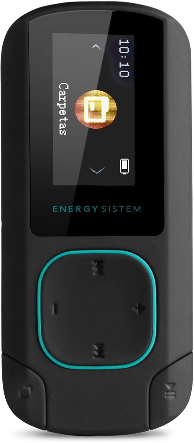 Energy Sistem MP3 Clip Bluetooth (Bluetooth, 8 GB, Clip, FM Radio und microSD) - Mintgrün Bluetooth