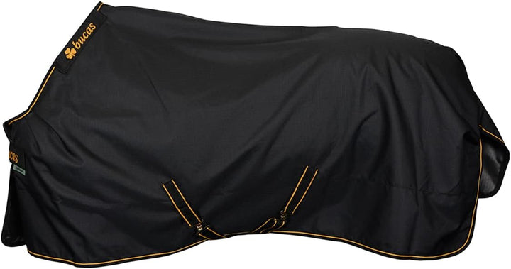 Bucas Irish Turnout Light 50g Classic 1200D - Pony - black/gold, Groesse:85, 85