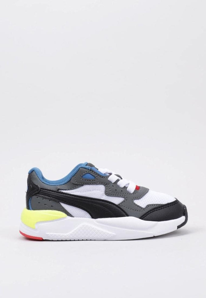 PUMA Unisex Baby X-ray Speed Ac InfSneaker 20 EU Puma White Puma Black Dark Shadow Vallarta Blue, 20