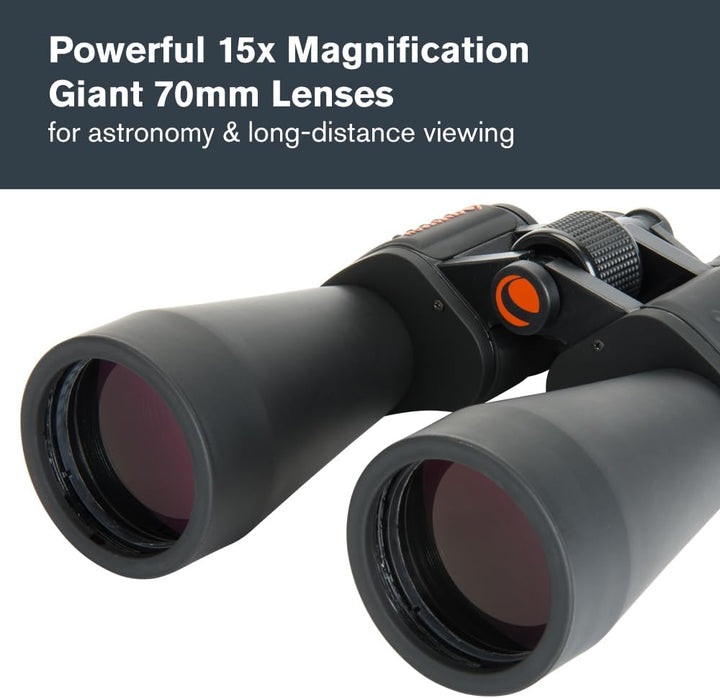 Celestron 71007 SkyMaster 12 x 60 mm Porroprismenfernglas mit mehrfach vergütete Linse, BaK-4 Prisme