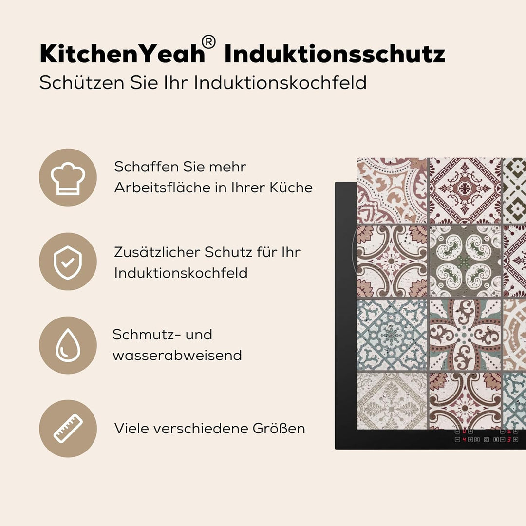 KitchenYeah© Herdabdeckplatte Einteilig Ceranfeld Abdeckplatte für Induktionsschutz Ceranfeldabdecku