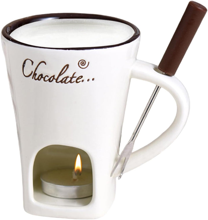 Generisch Schokofondue Tasse,Becher Zum Schmelzen Von Schokolade,Süsse Fondue Tasse, Käse Schmelztop