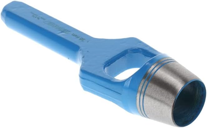 GEDORE Henkellocheisen für weiche Materialen, Ø 38 mm, Gummi Leder Dichtungen Stoff, rund, 205 mm la